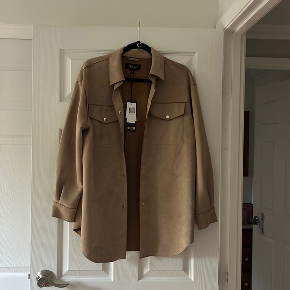 Truth Jackets & Blazers - NWT Light Tan Shacket